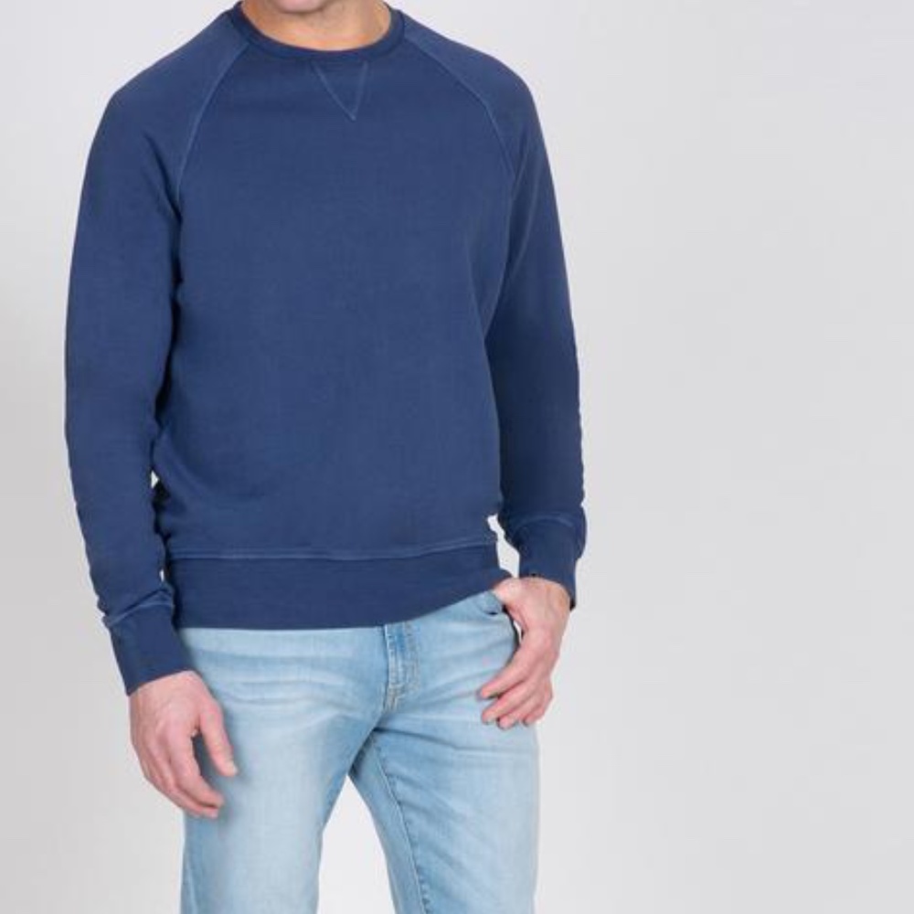 Slate & Stone Crew Neck Washed Pullover Sweatshirt